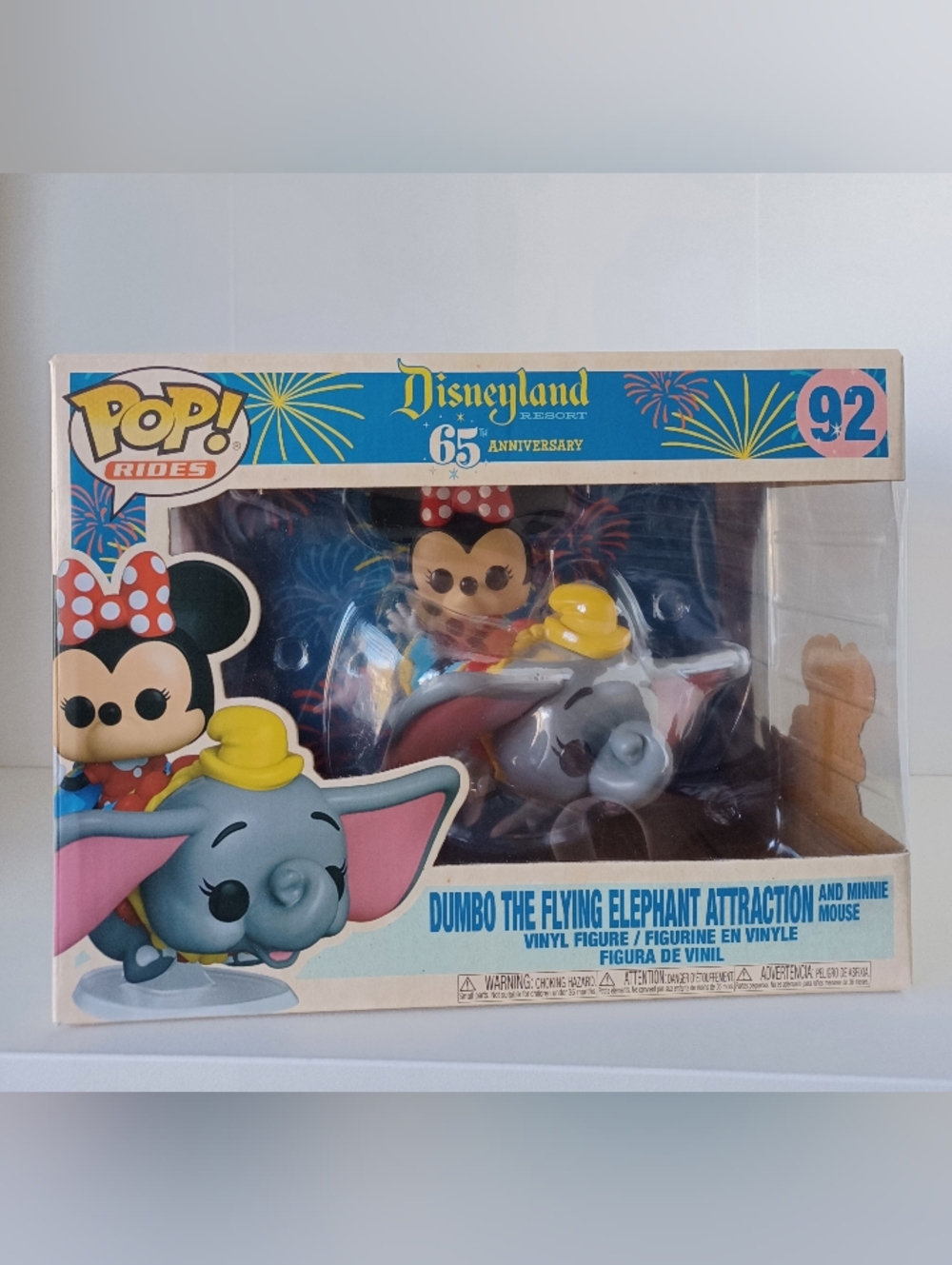 Disneyland 65 Dumbo The Flying Elephant Attraction And Minnie Mouse 92 Funko Pop